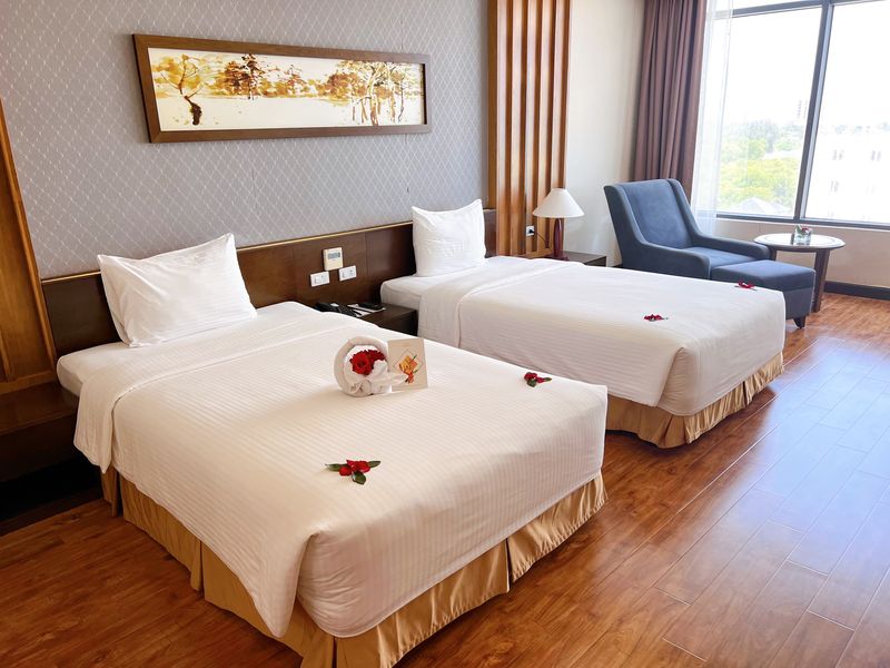 Phòng Deluxe Twin hướng biển