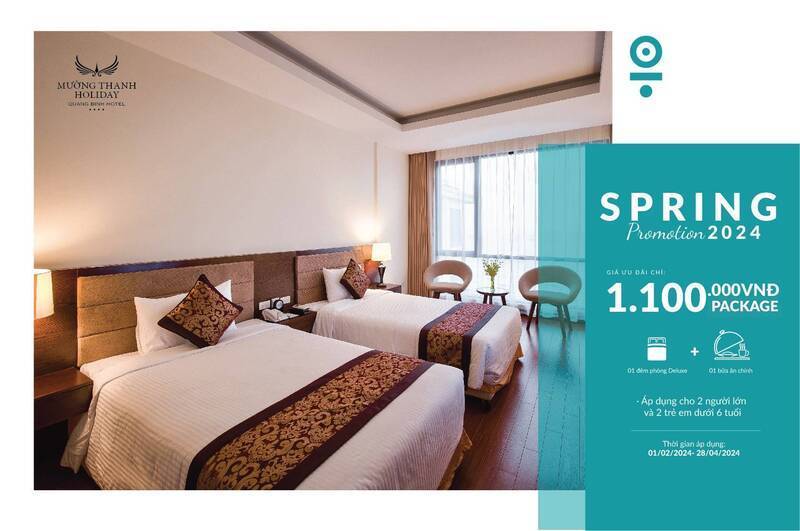 [SPRING PROMOTION  QUANG BINH] A 2-day & 1-night stay + 1 free meal