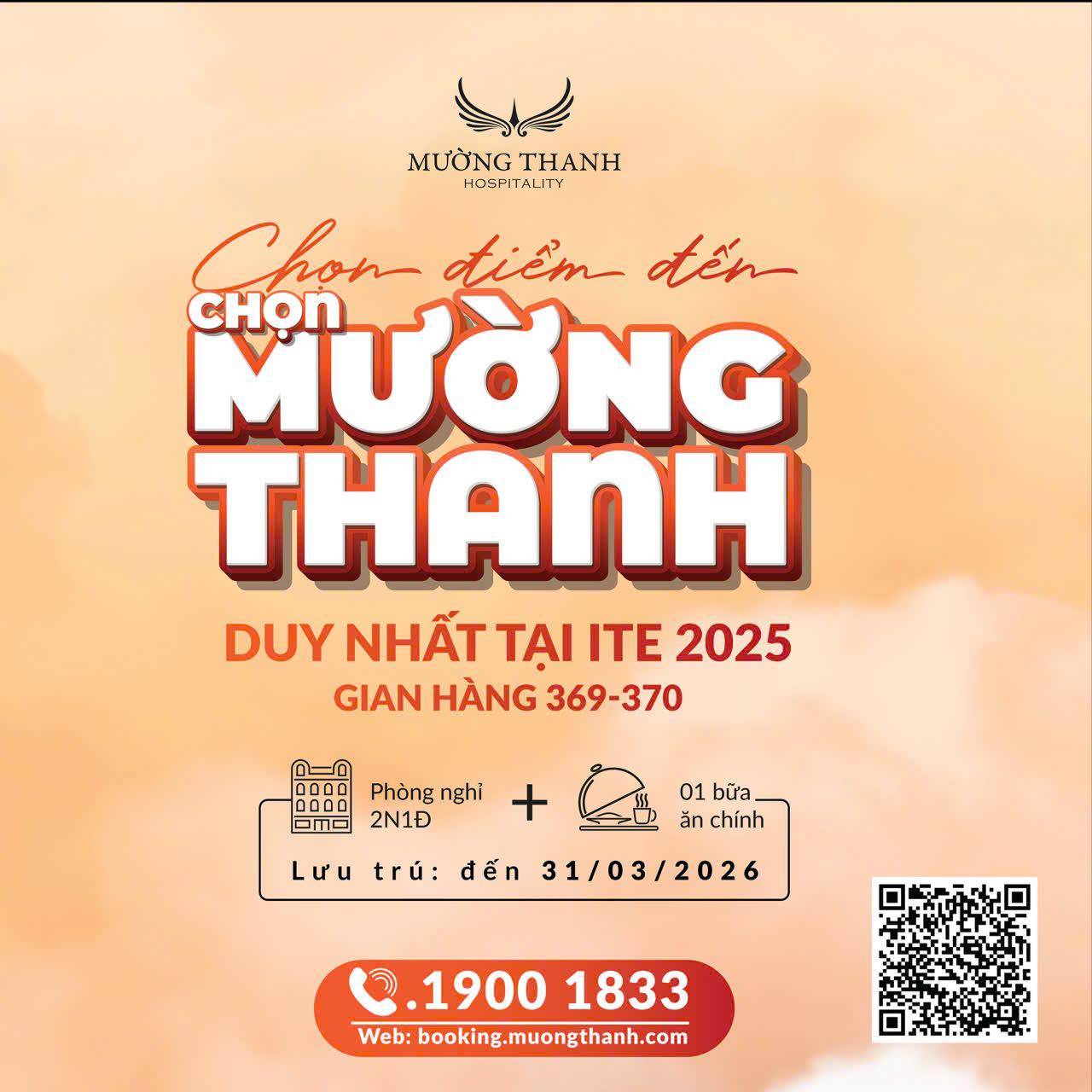 [CHỌN ĐIỂM ĐẾN CHỌN MƯỜNG THANH]  ƯU ĐÃI ĐỘC QUYỀN CHỈ CÓ TẠI ITE 2025